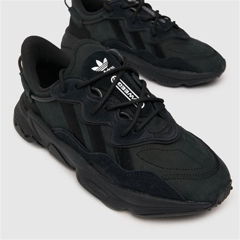 adidas ozweego leather black|adidas ozweego black women's.